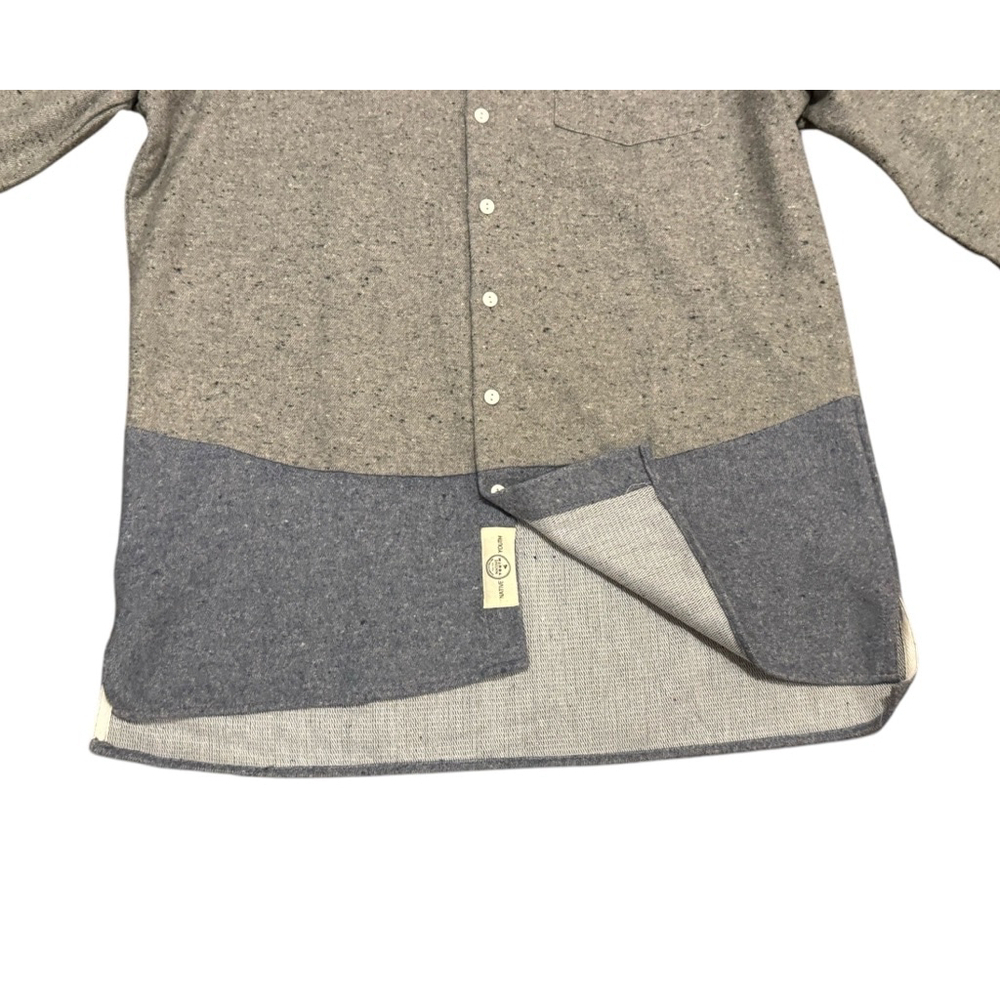 Native Youth Men’s Flannel Button Up Long Sleeve Shirt Size L Light Gray…​​ - Picture 3 of 8